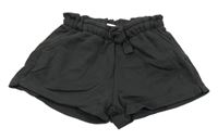 Antracitové teplákové kraťasy Zara