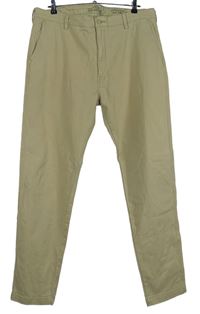 Pánské béžové plátěné chino kalhoty Levi´s vel. 38/34