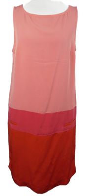 Dámské růžovo-tmavorůžovo-červené šaty H&M