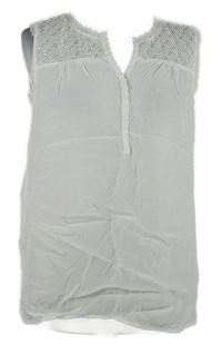 Dámská bílá halenka s krajkou Opus 