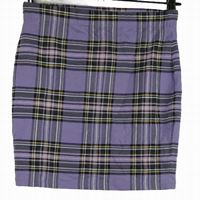 Dámská lila kostkovaná minisukně FB Sister 