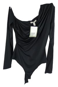 Nové - Dámské černé asymetrické body H&M