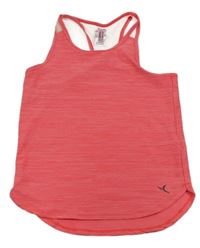 Neonově růžový sportovní top Decathlon
