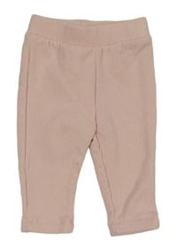 Světlerůžové žebrované tepláky zn. Primark