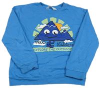 Modrá mikina s potiskem H&M