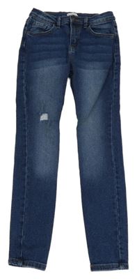 Tmavomodré skinny rifle Reserved