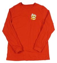 Červené triko s obrázkem