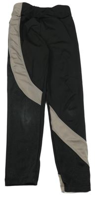 Černo-béžové sportovní legíny Zara