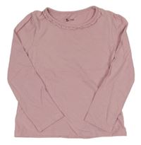 Světlerůžové triko TU