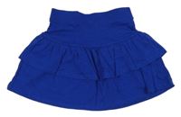 Modrá bavlněná sukně C&A