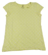 Žluté tričko s puntíky H&M