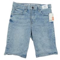 Nové - Světlemodré riflové kraťasy H&M