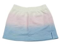 Modro-růžovo-bílá tepláková sukně Alive