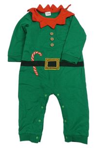 Zeleno-červený overal - Elf 