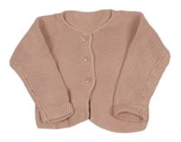 Růžový propínací svetr M&S