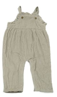 Šedé laclové manšestráky s volánkem George