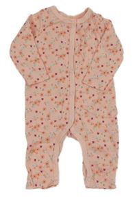 Růžový kytičkovaný overal Azaduck 