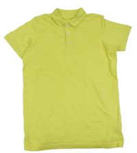 Žlutozelené polo tričko Primark
