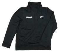 Černá sportovní mikina s rolákem a logem Nike