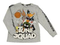 Šedé melírované triko Space Jam Matalan