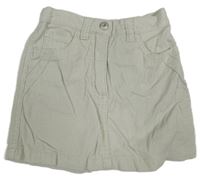 Šedá manšestrová sukně H&M