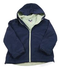 Tmavomodrá softshellová bunda s kapucí Topolino