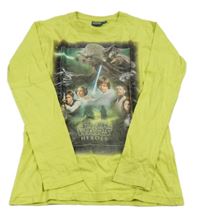 Limetkové triko se Star Wars 