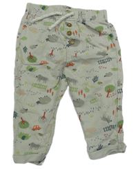 Šedé tepláky s obrázky Nutmeg 