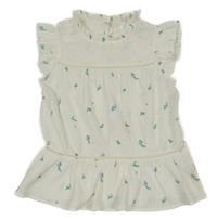 Bílá halenka s kytičkami Leigh Tucker