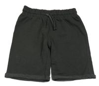 Tmavošedé teplákové kraťasy Hema