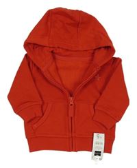 Nové - Červená propínací mikina s kapucí Dunnes