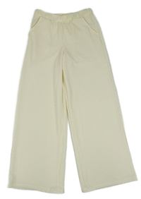 Smetanové vzorované culottes kalhoty F&F