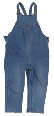Modré teplákové riflové laclové kalhoty M&S