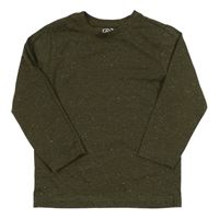Khaki melírované triko Matalan
