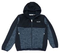 Tmavomodro-melírovaná thermo mikina s kapucí REGATTA