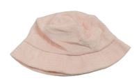 Světlerůžový plyšový klobouk 