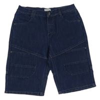 Tmavomodré riflové kraťasy Vertbaudet