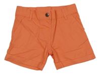 Lososové plátěné kraťasy impidimpi