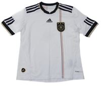 Bílo-černé funkční fotbalové tričko Deutscher Adidas