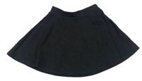 Černá vzorovaná sukně F&F