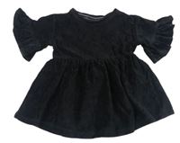 Černé sametové šaty Mothercare