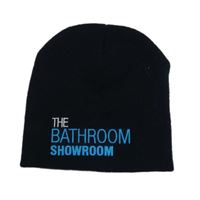 Tmavomodrá čepice s nápisem