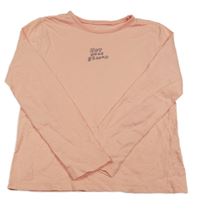 Růžové triko s nápisem George