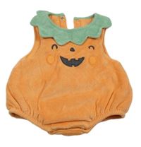 Kostým - Oranžové sametové body - dýně F&F