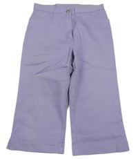 Lila capri kalhoty C&A