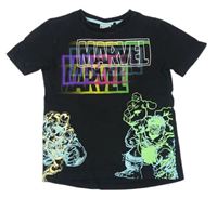 Černo-barevné tričko s Marvel zn. Next