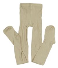 Smetanové punčocháče Zara