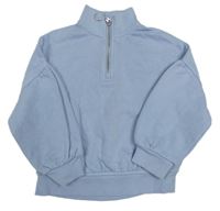 Světlemodrá mikina se zipem M&S