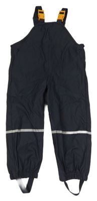 Tmavomodré nepromokavé laclové kalhoty Lupilu