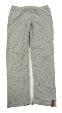 Šedé vzorované legíny s duhami Topolino